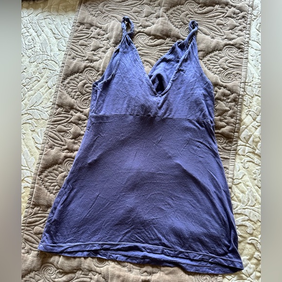 Splendid Size Large Purple Twist Tank L - Picture 2 of 4